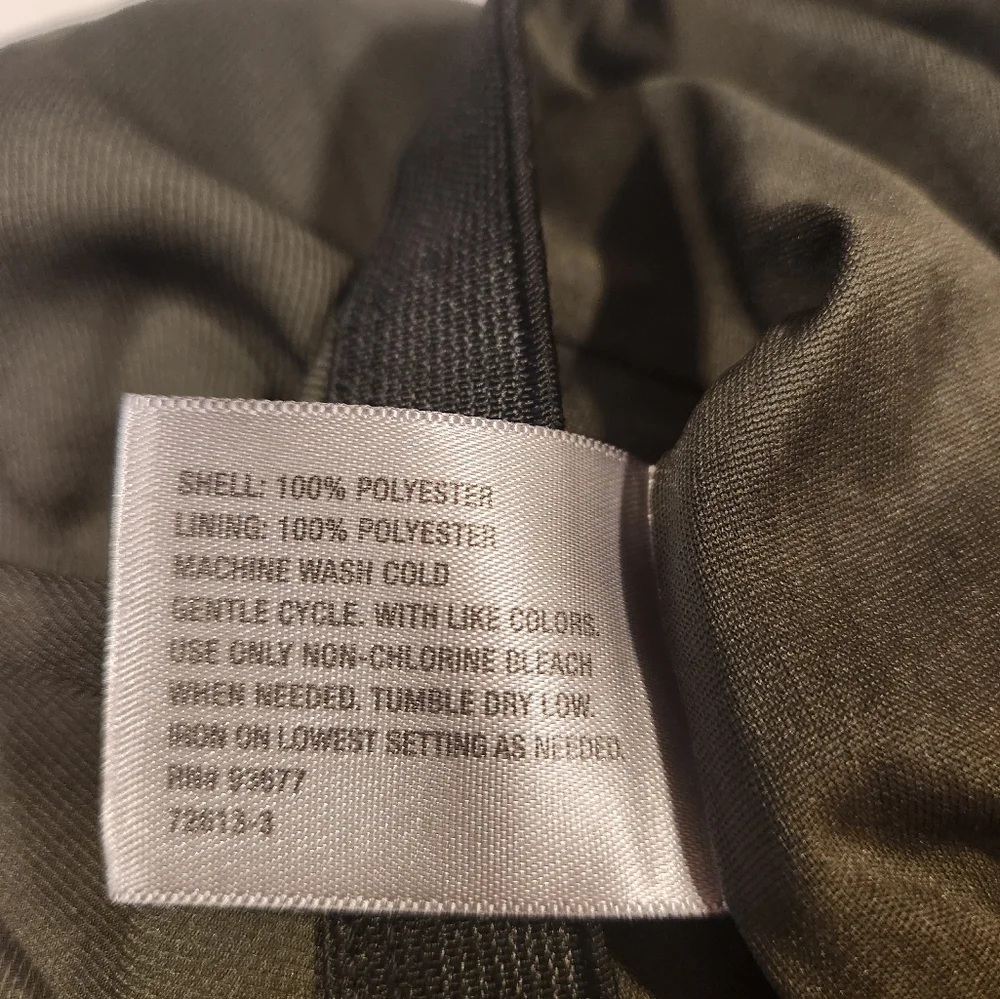 Dark Hunter Army Olive Green Faux Wrap Tulip Hem Worthington Skirt 8 8p EUC